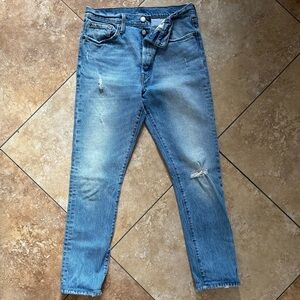 Levi's 501 Skinny - Distressed 29
